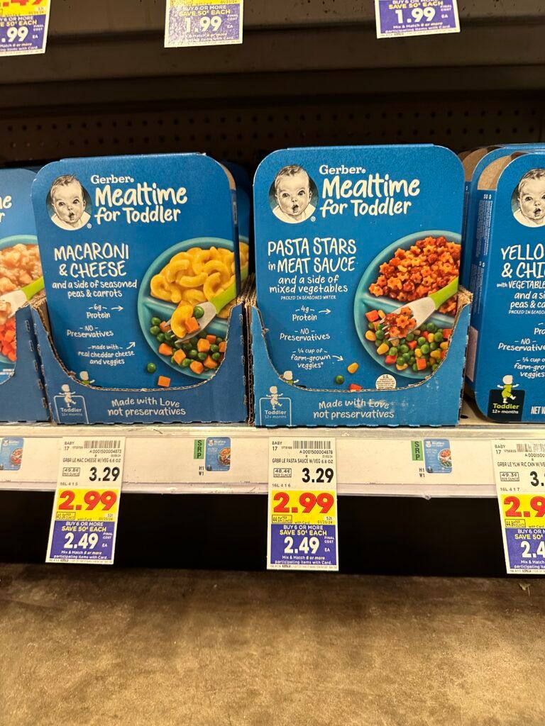 gerber food kroger shelf image
