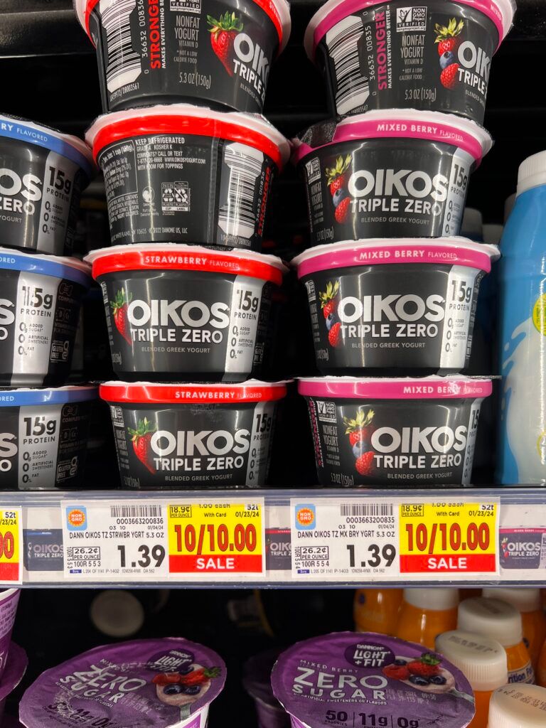 oikos kroger shelf image