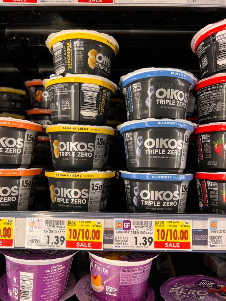 oikos kroger shelf image