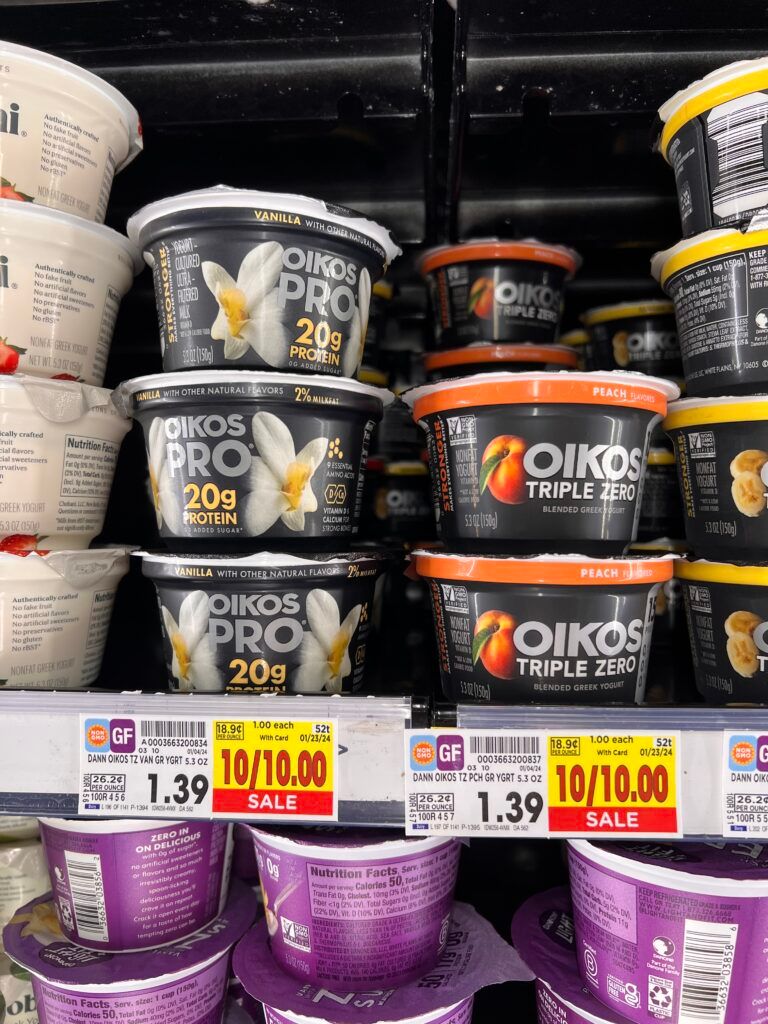 oikos kroger shelf image