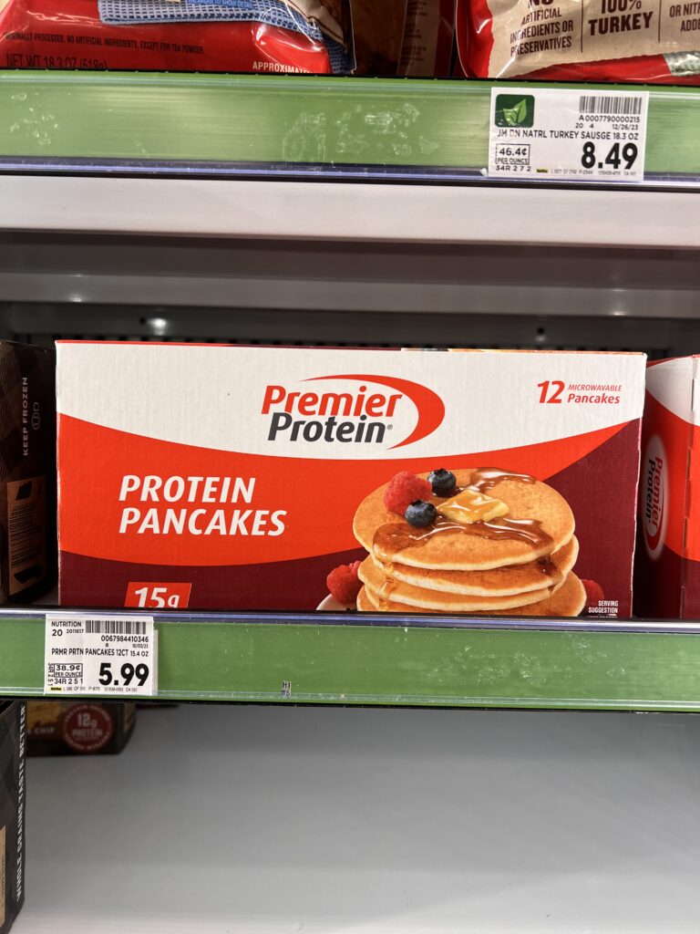 premier protein panakes kroger shelf image