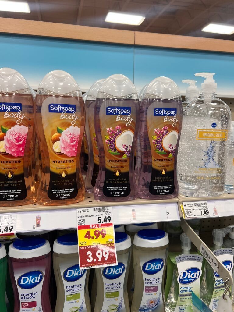 softsoap bw kroger shelf image
