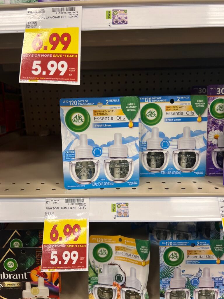 air wick refills kroger shelf image