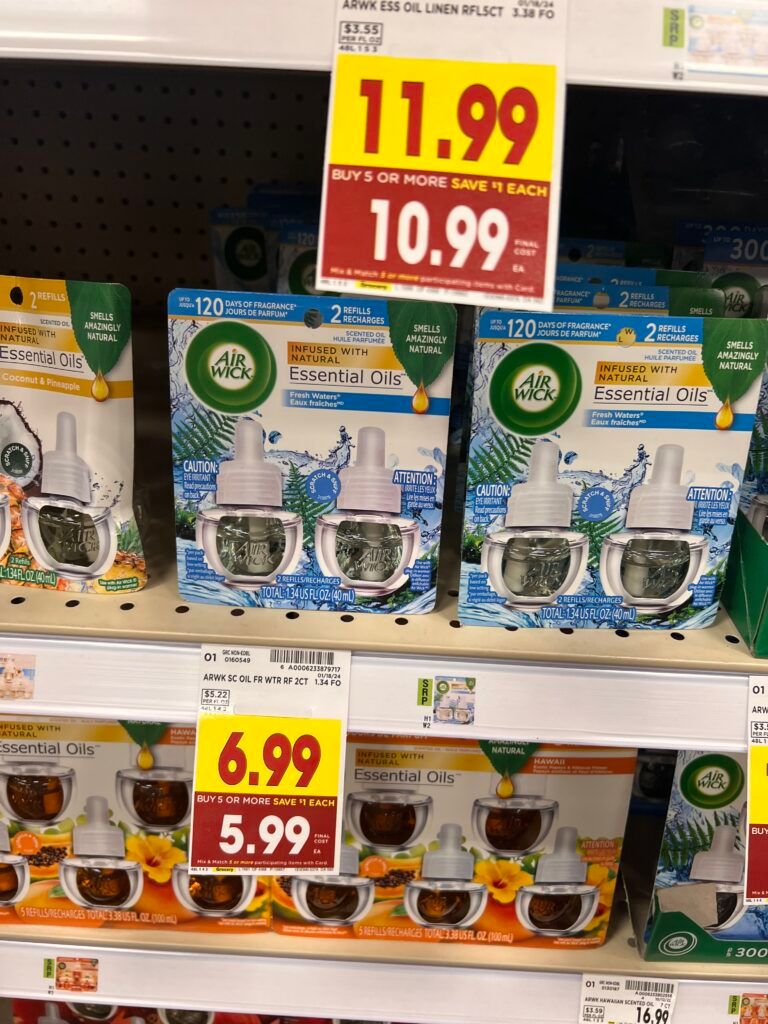 air wick refills kroger shelf image