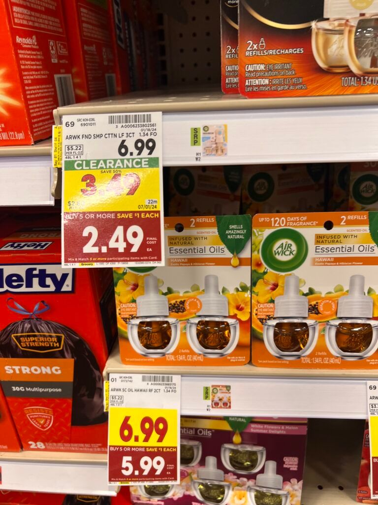 air wick refills kroger shelf image