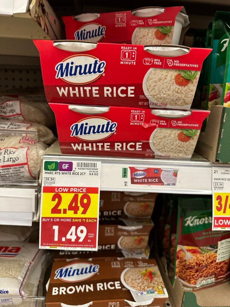 minute rice kroger shelf image