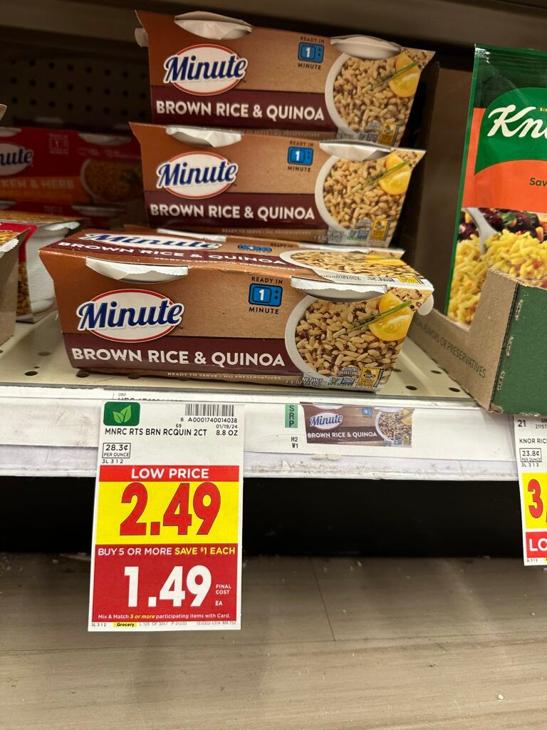 minute rice kroger shelf image