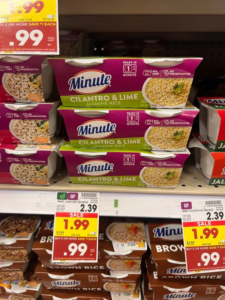 minute rice kroger shelf image