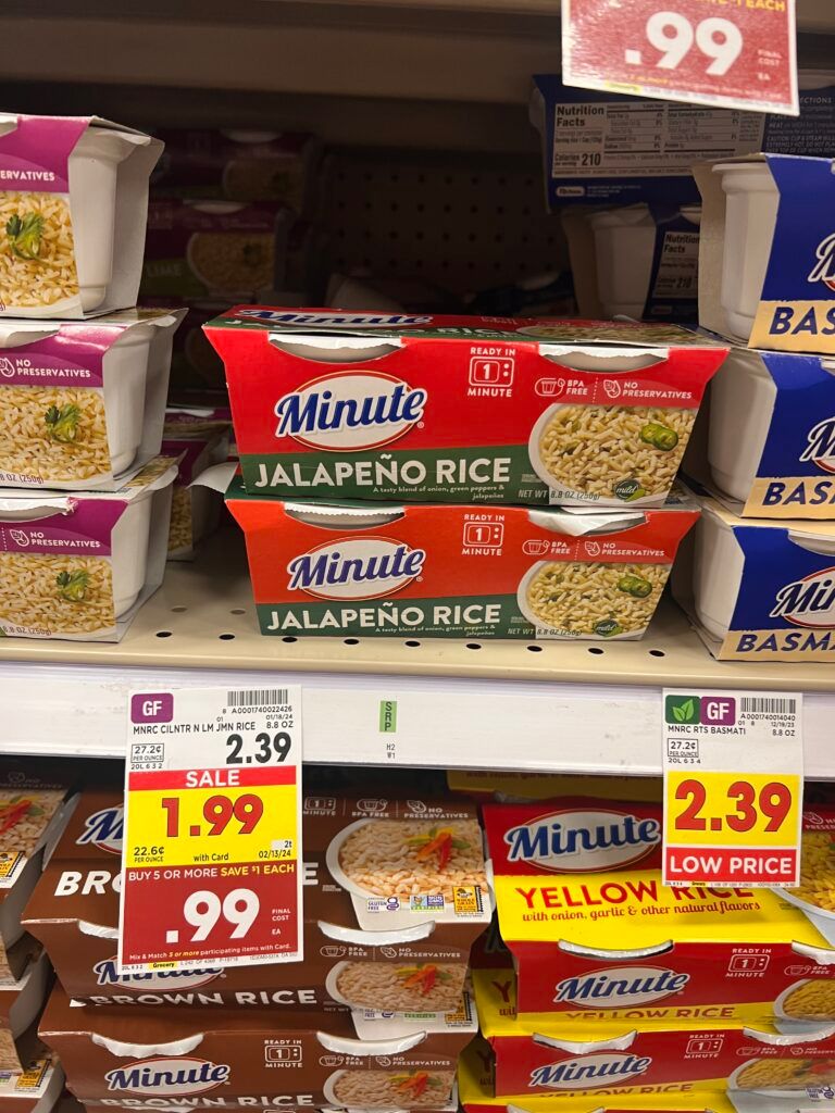 minute rice kroger shelf image