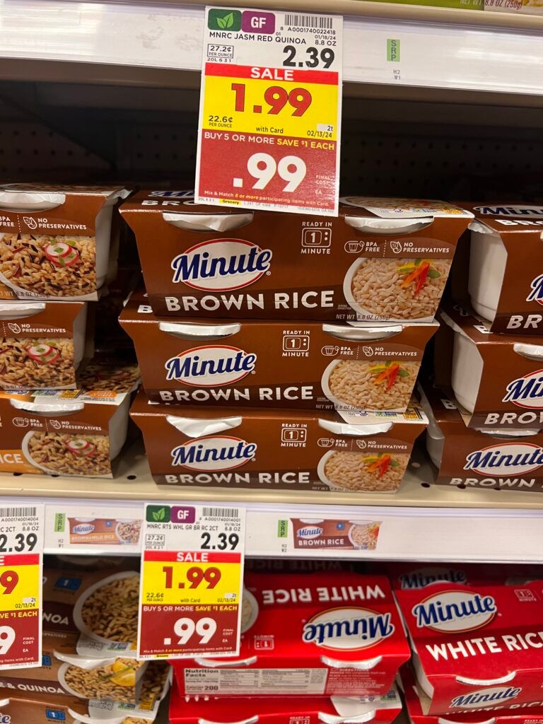 minute rice kroger shelf image