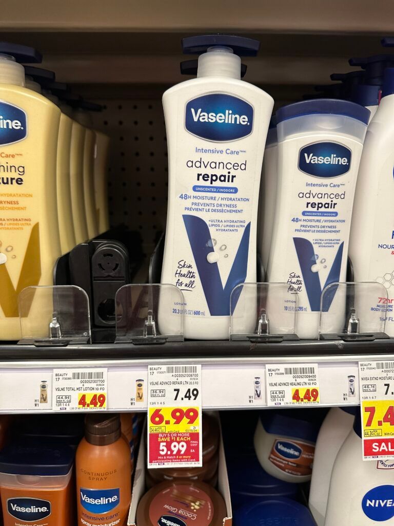 vaseline lotion kroger shelf image