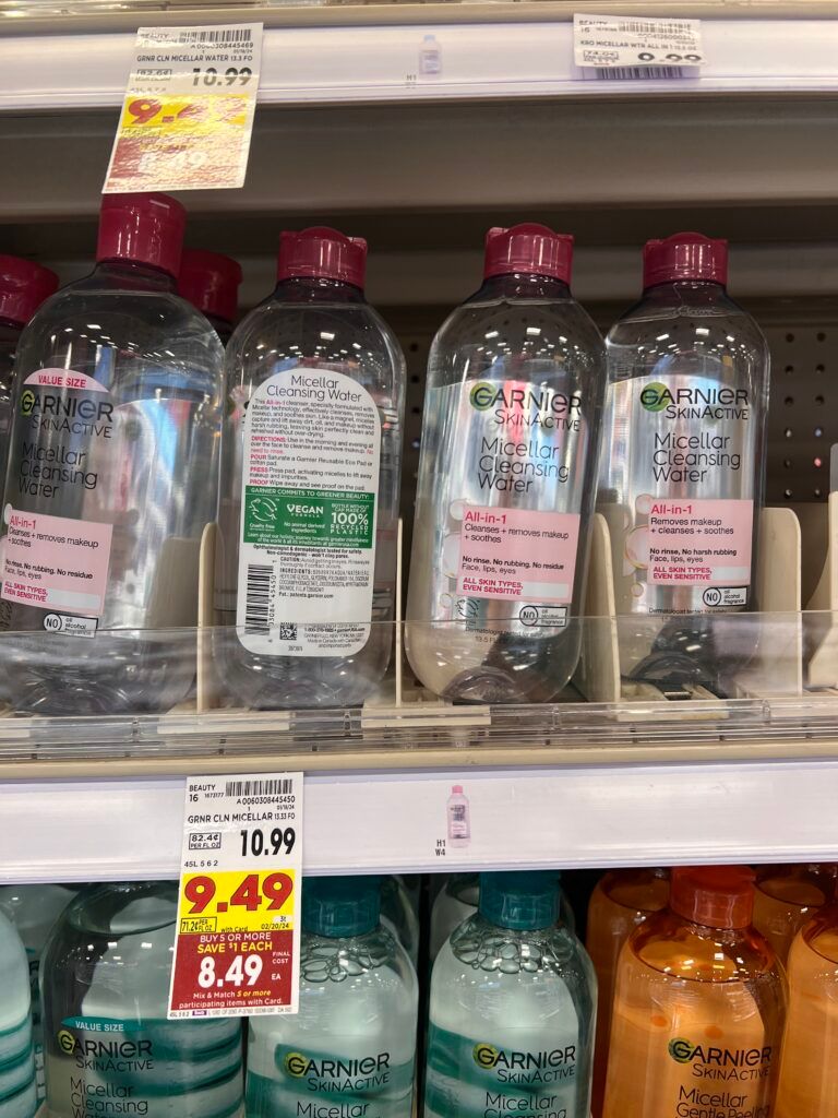 micellar water kroger shelf image