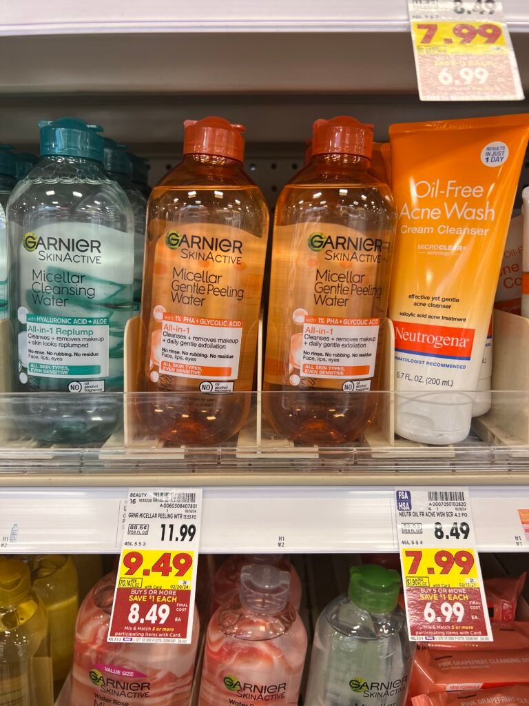 micellar water kroger shelf image