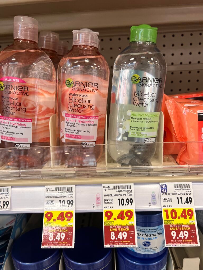 micellar water kroger shelf image