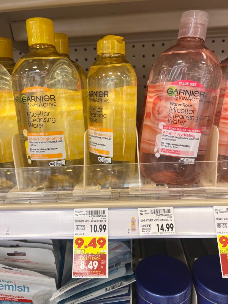 micellar water kroger shelf image