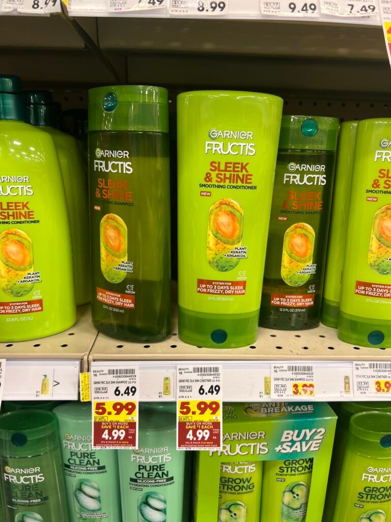 garnier fructis kroger shelf image