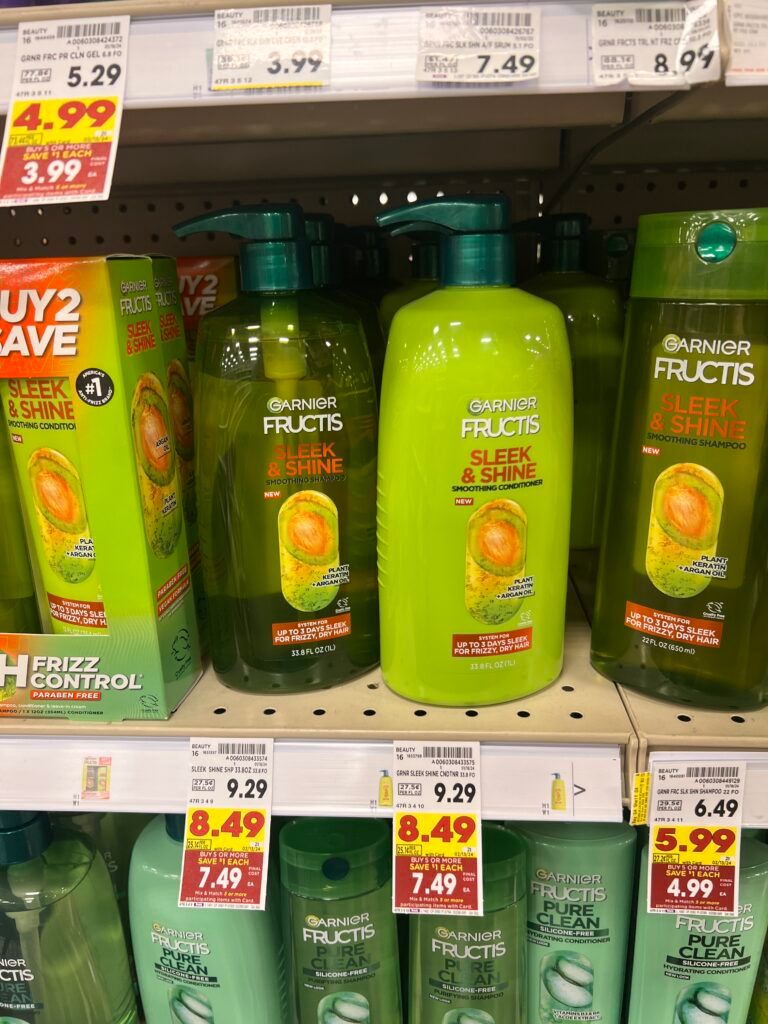 garnier fructis kroger shelf image