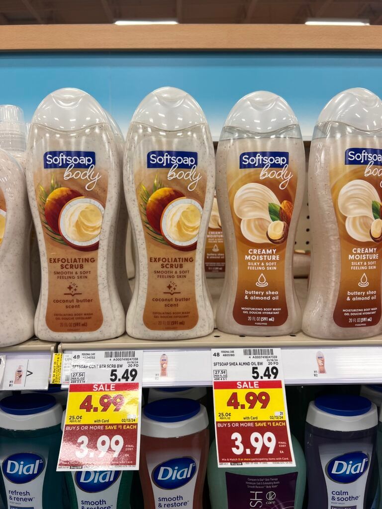 softsoap bw kroger shelf image