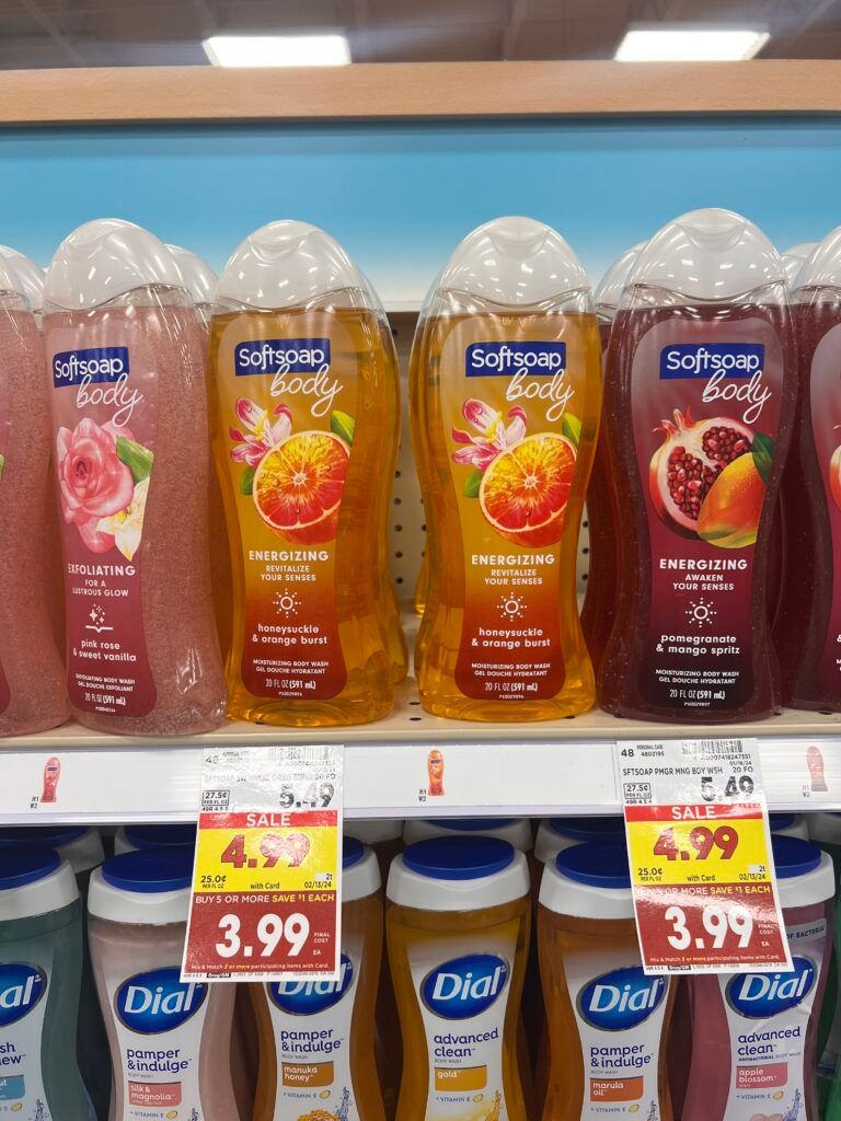 softsoap bw kroger shelf image