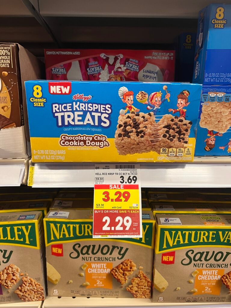 rice krispies kroger shelf image