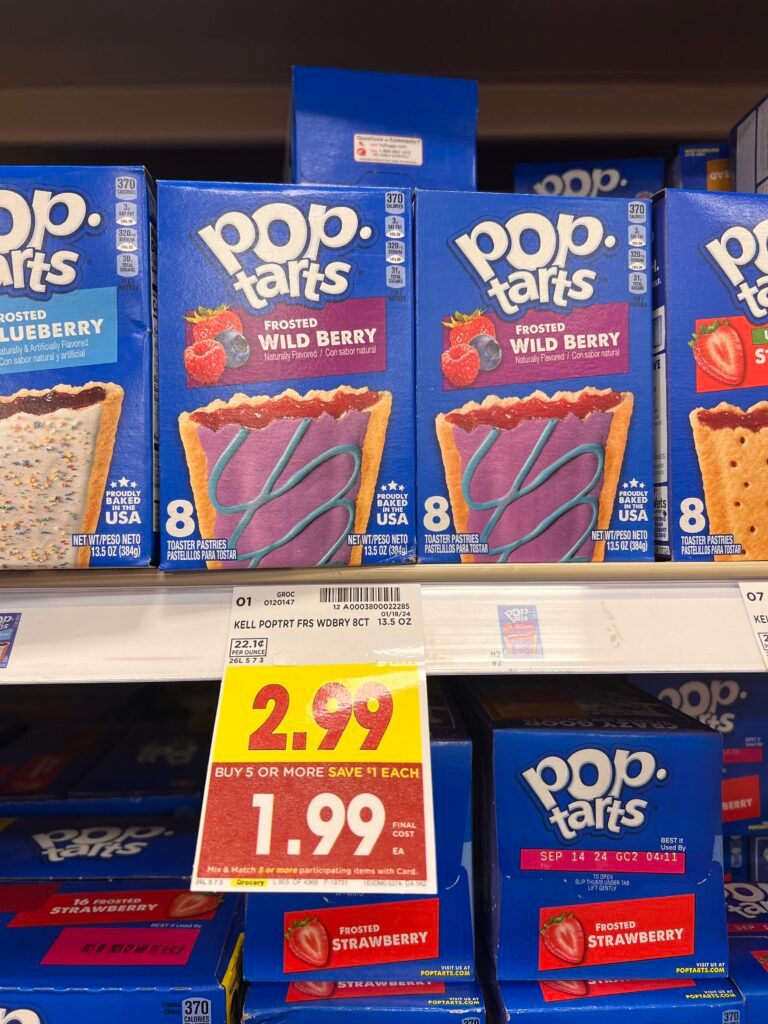 pop tarts kroger shelf image