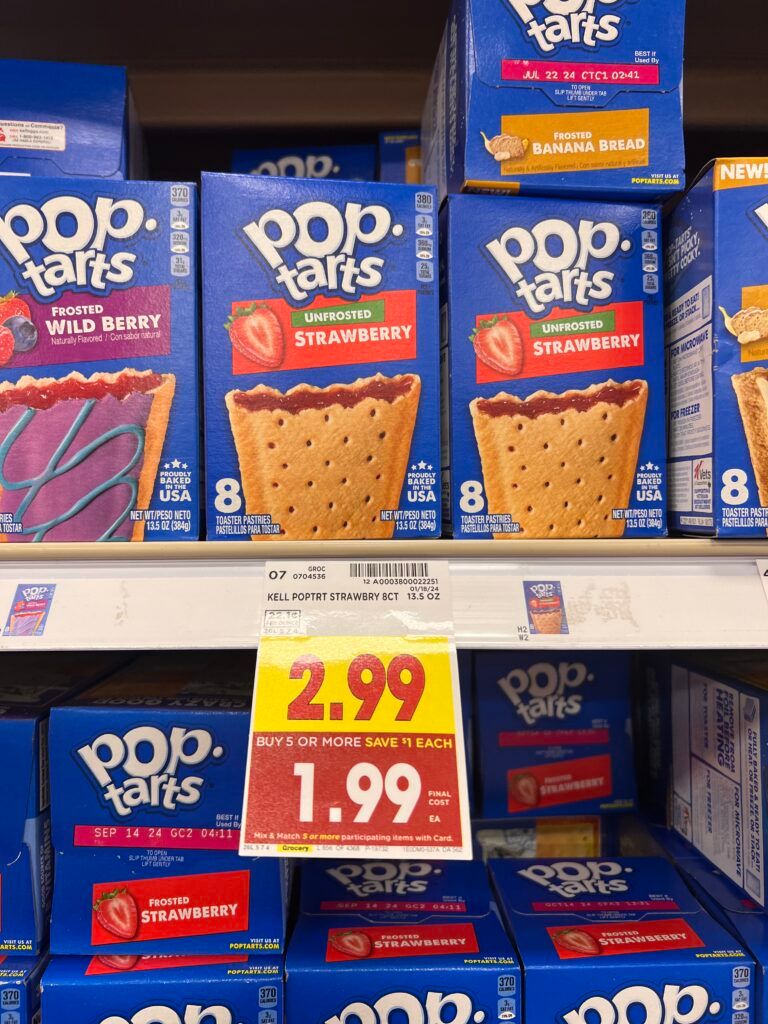 pop tarts kroger shelf image