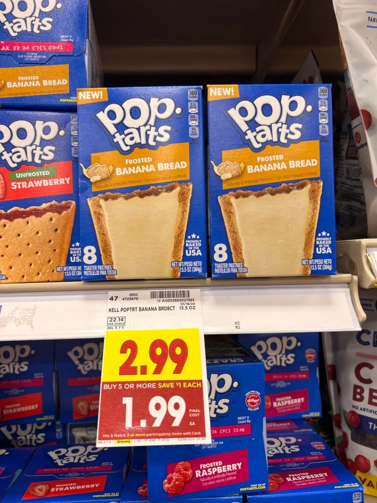 pop tarts kroger shelf image