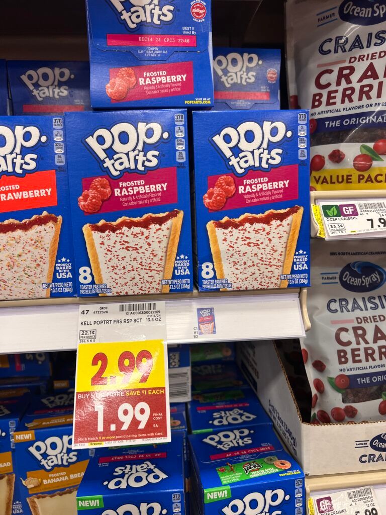 pop tarts kroger shelf image
