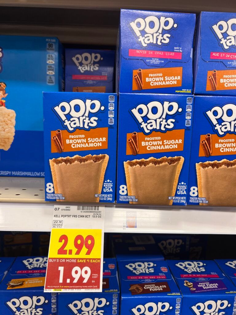 pop tarts kroger shelf image
