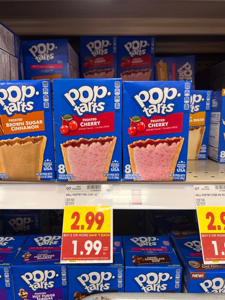 pop tarts kroger shelf image