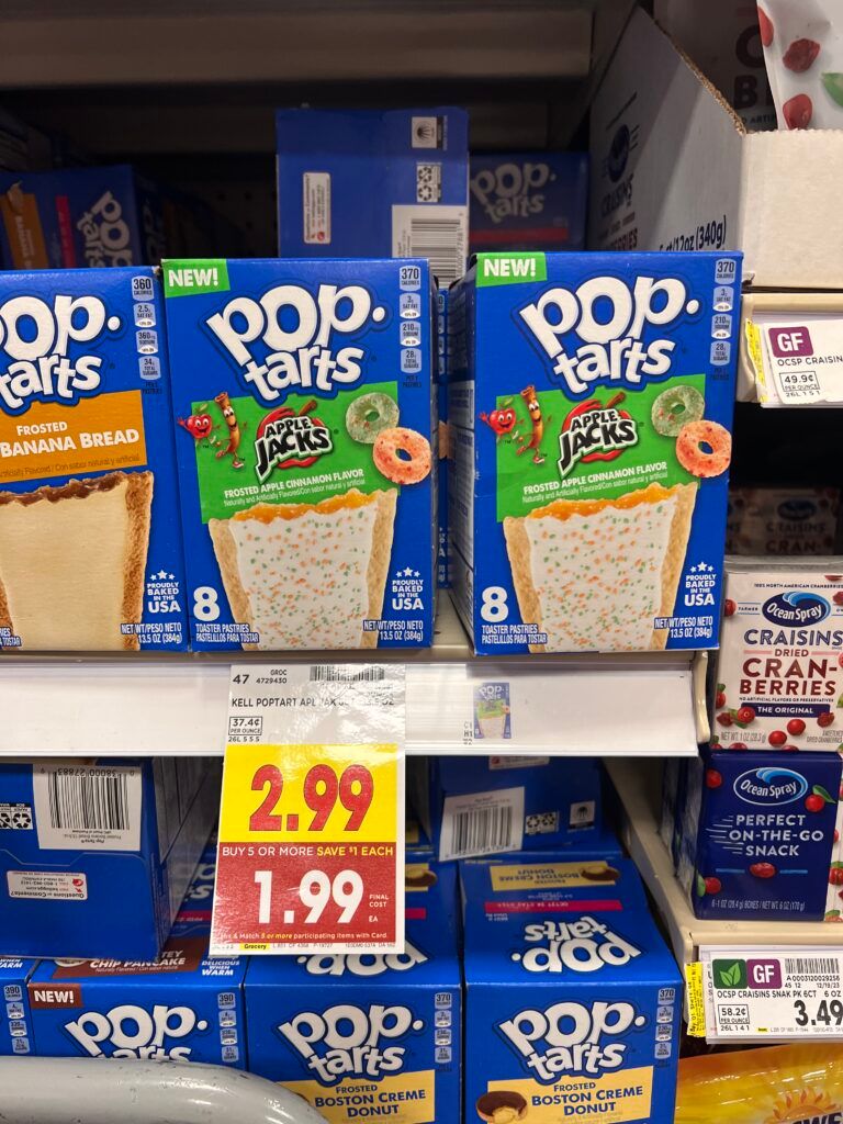 pop tarts kroger shelf image