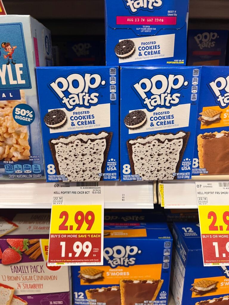 pop tarts kroger shelf image