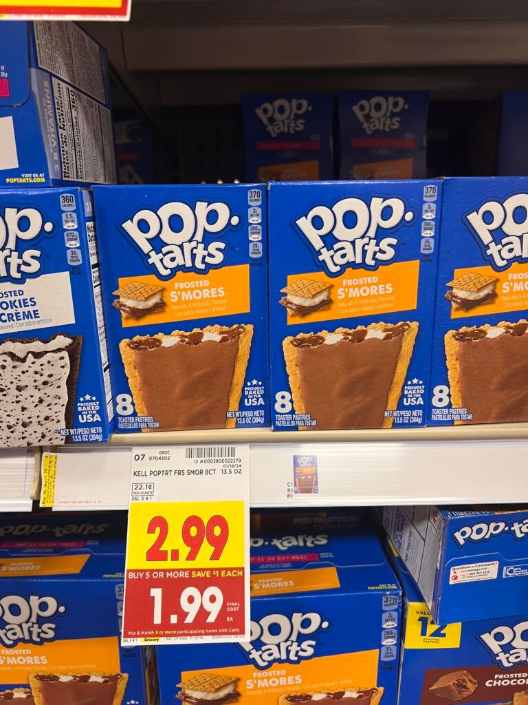 pop tarts kroger shelf image