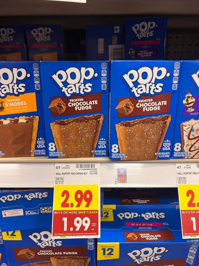 pop tarts kroger shelf image