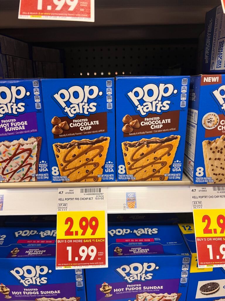 pop tarts kroger shelf image