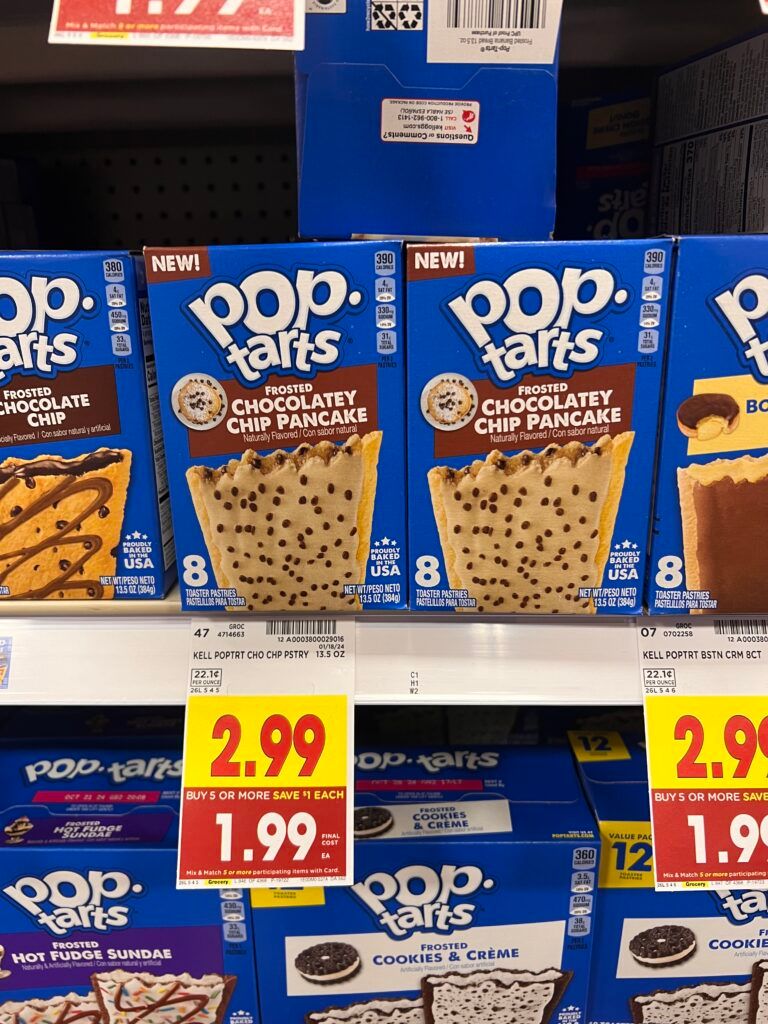 pop tarts kroger shelf image