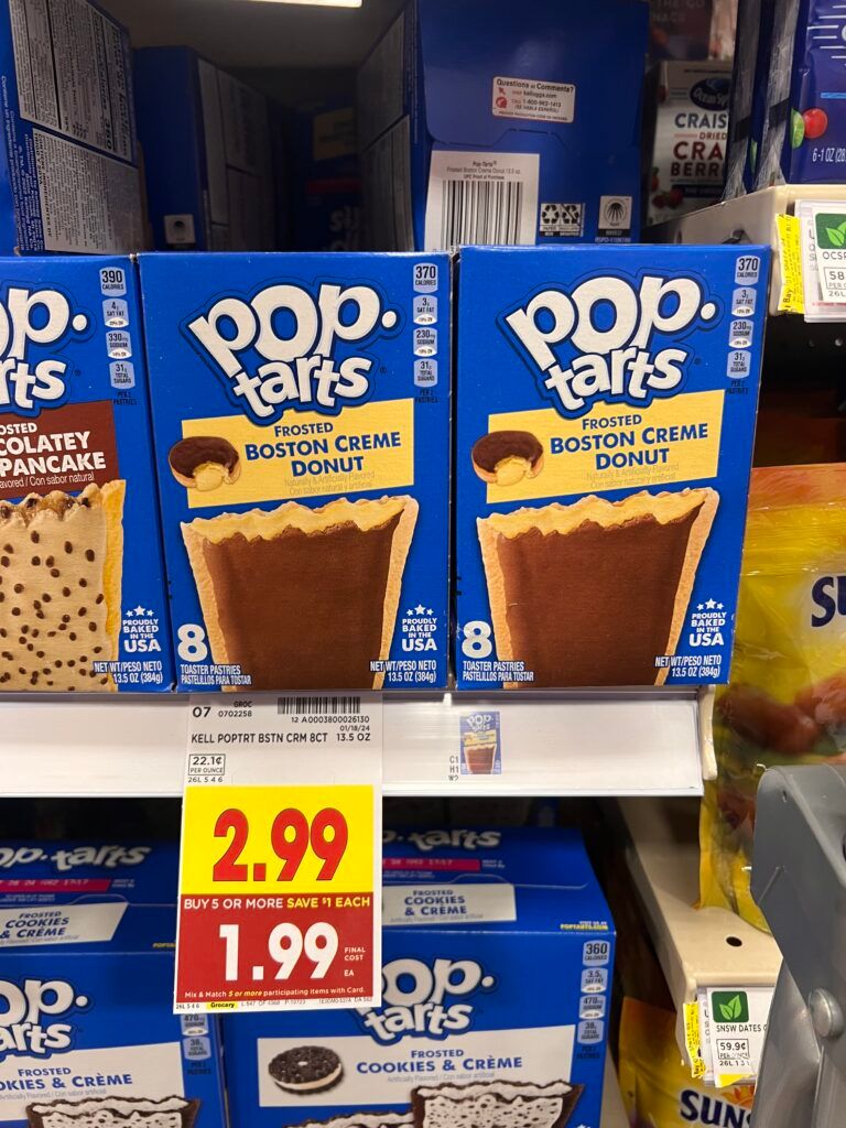 pop tarts kroger shelf image
