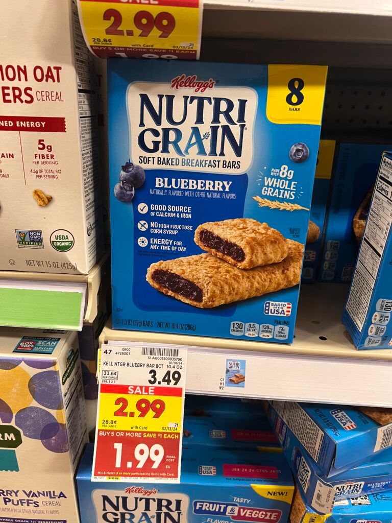 nutri grain kroger shelf image