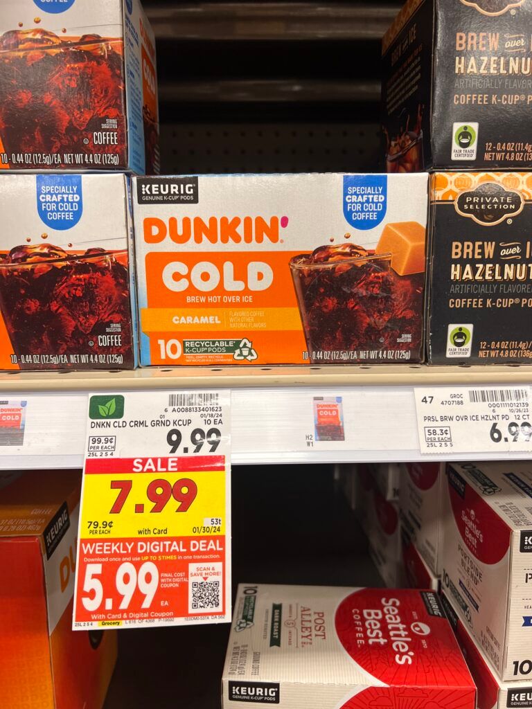 dunkin cold kroger shelf image