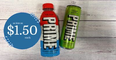 Prime Energy and Prime Hydration Kroger Krazy