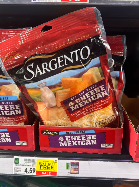 Sargento Cheese Kroger Shelf Image