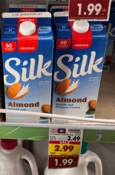 Silk Almond Kroger Shelf Image