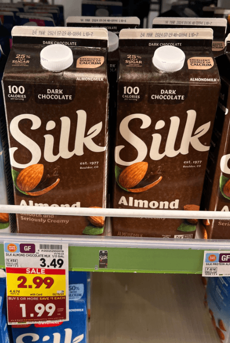 Silk Almond Kroger Shelf Image