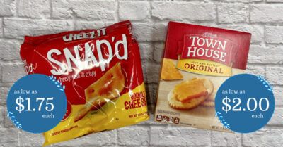 Town House Crackers and Cheez-It Snap'd Kroger Krazy