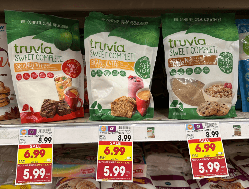 Truvia Sweet Complete Kroger Shelf Image