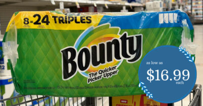 bounty paper towels kroger krazy
