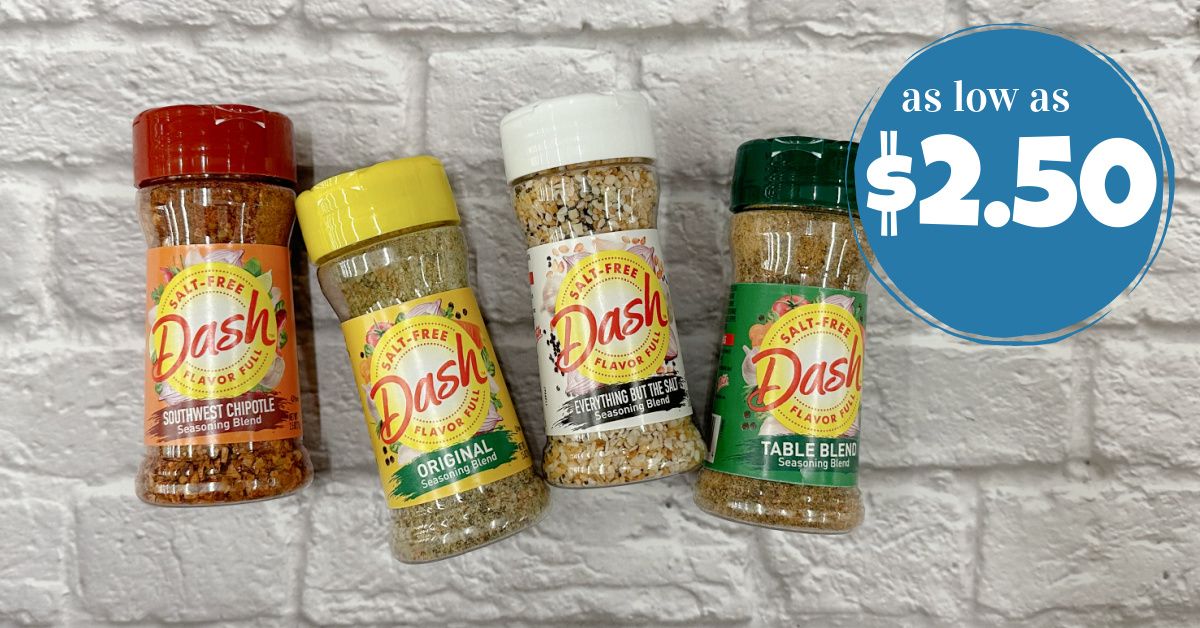 Dash Seasonings as low as 2.50! Kroger Krazy