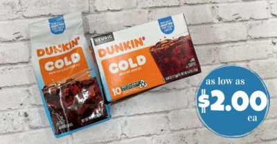 dunkin cold coffe kroger krazy 2