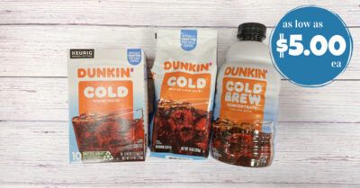 dunkin cold coffee kroger krazy