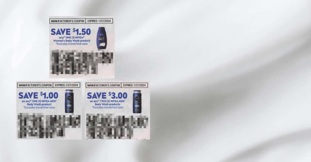 nivea body wash insert